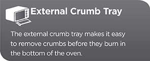 External Crumb Tray